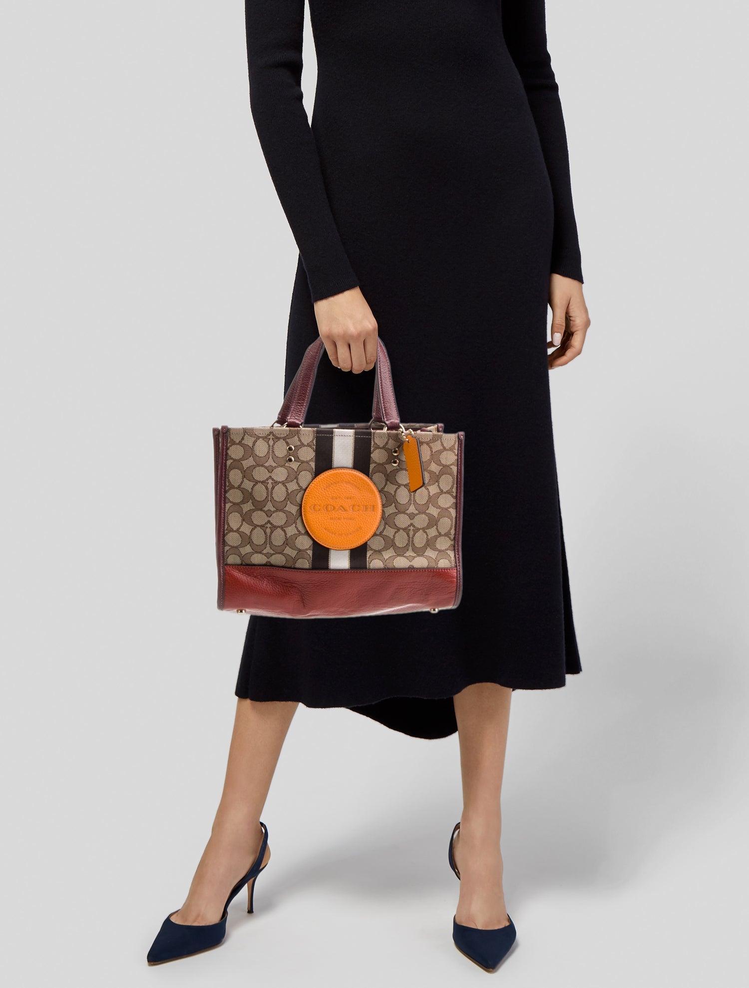 Coach Monogram Top Handle Bag