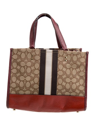 Coach Monogram Top Handle Bag