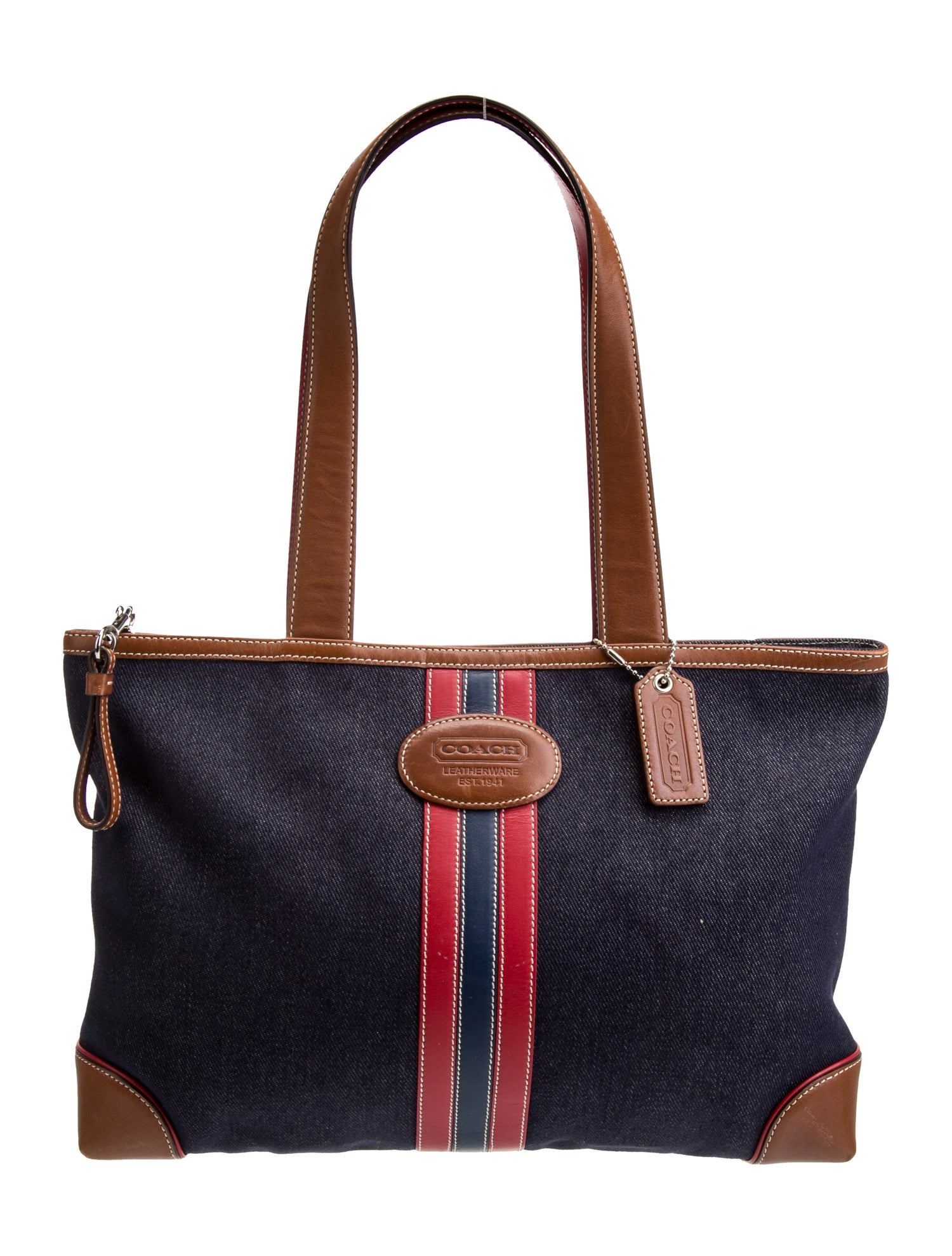 Coach Leather Top Handle Bag