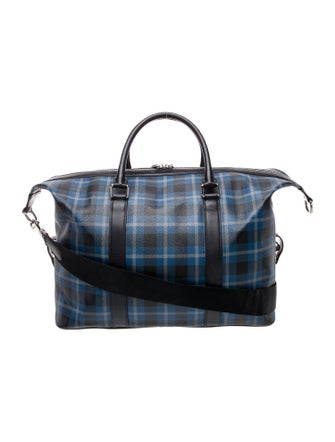 Coach Leather Weekender Bag