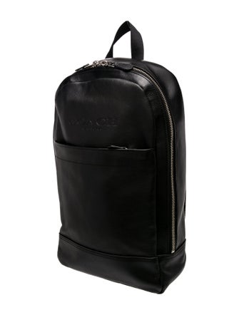 Coach Leather Backpack