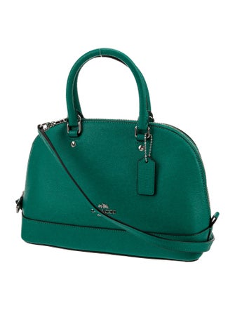 Coach Saffiano Leather Top Handle Bag