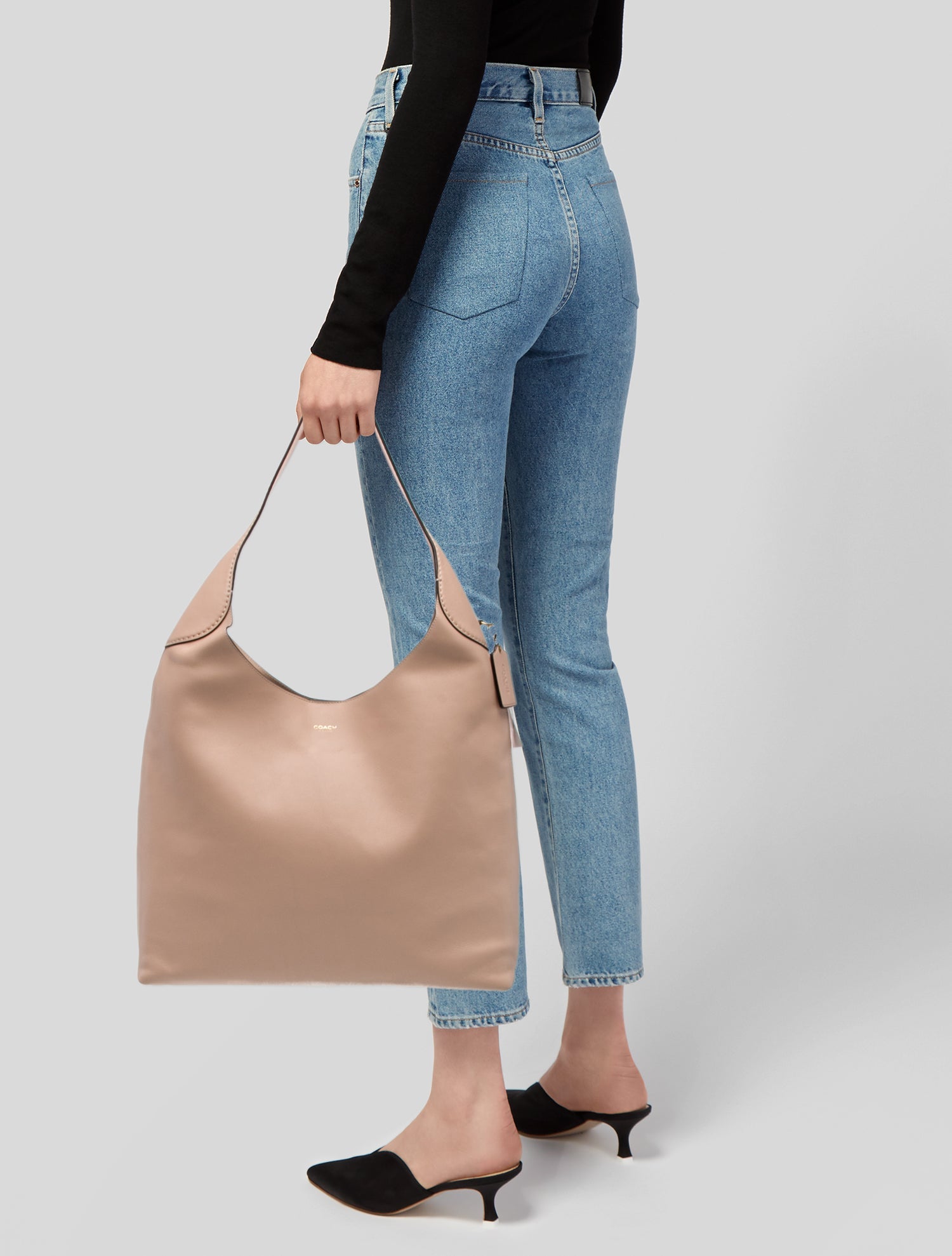 Coach Leather Top Handle Bag