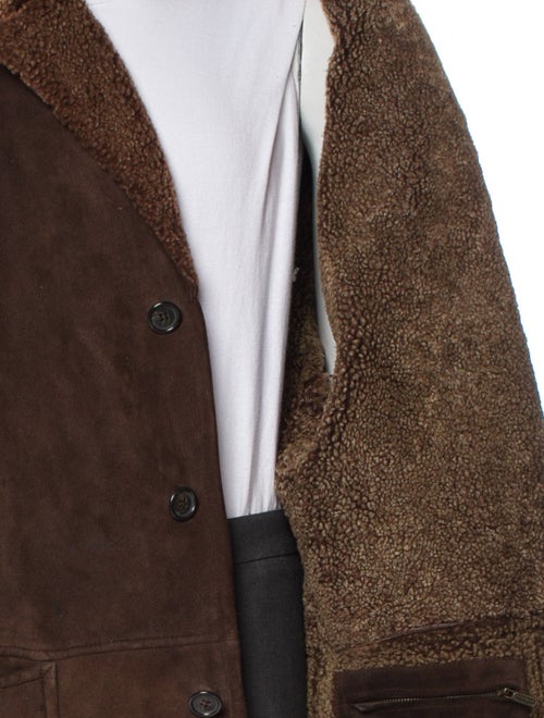 Coach Shearling Overcoat