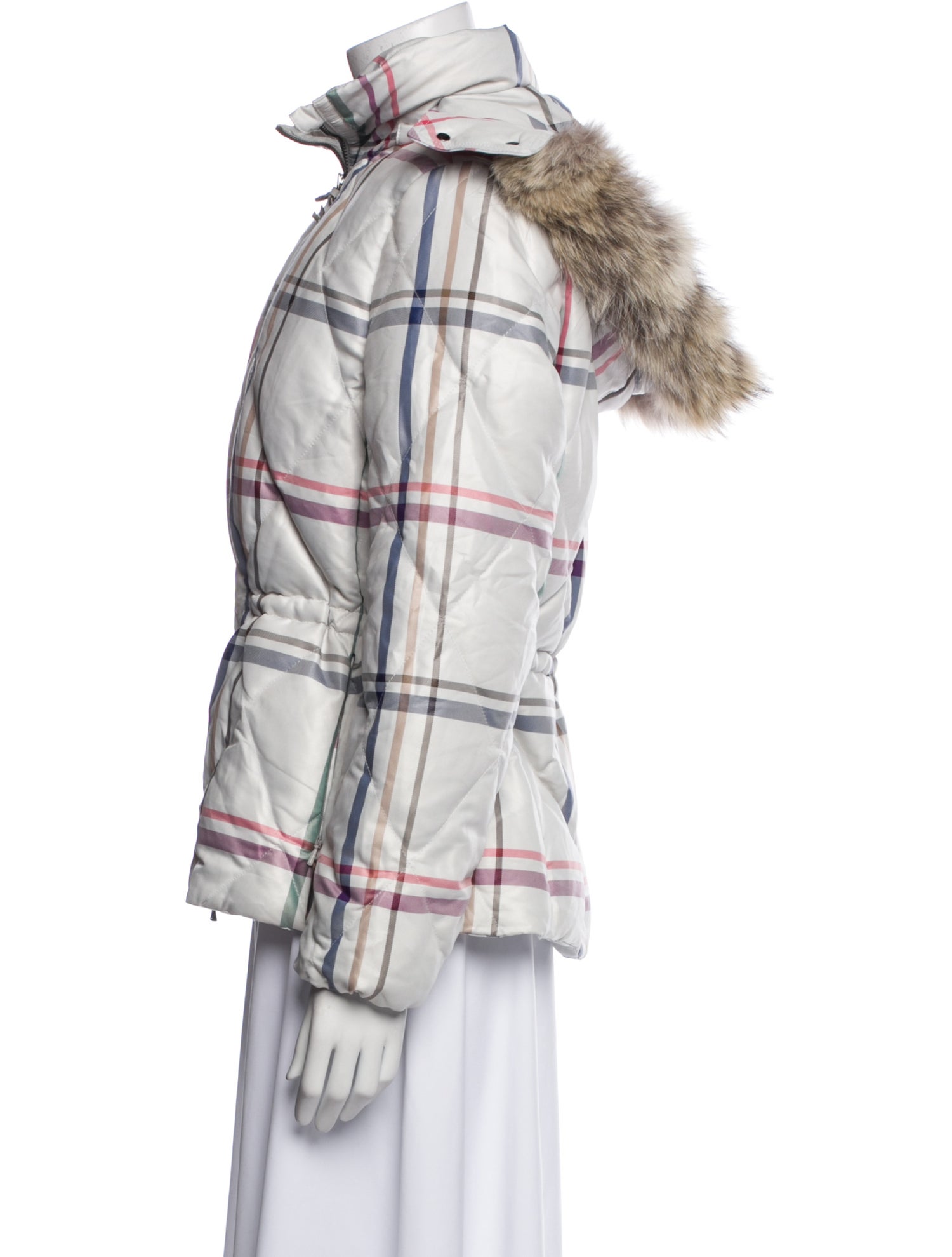 Coach Plaid Print Jacket