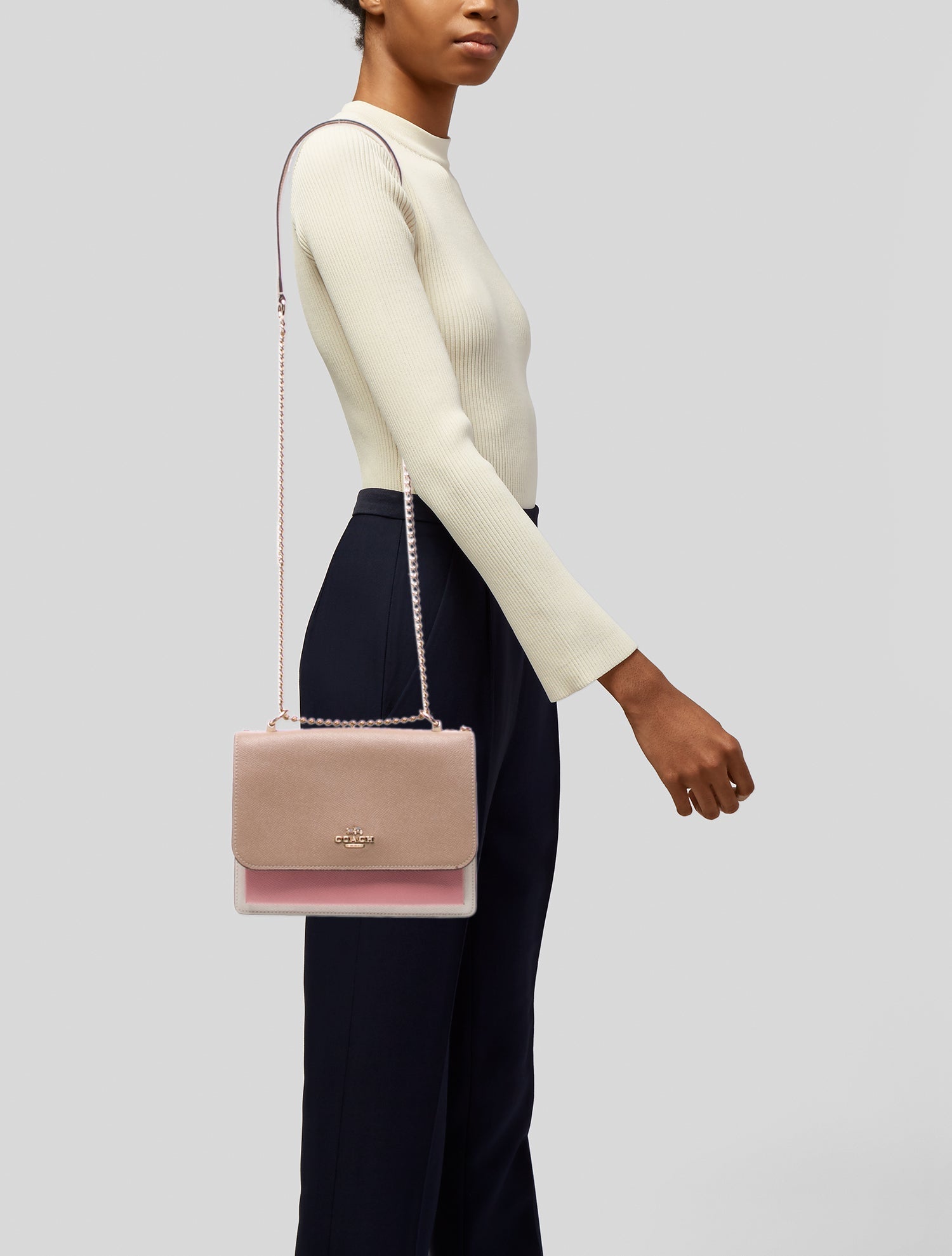 Coach Leather Shoulder Bag