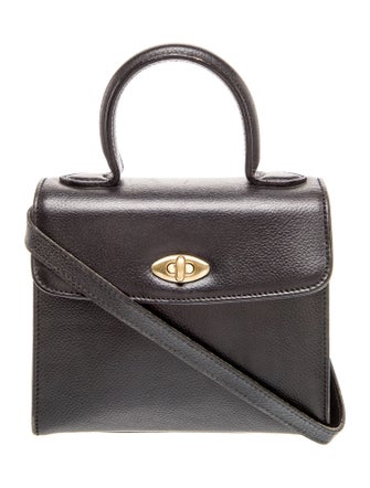 Coach Leather Top Handle Bag
