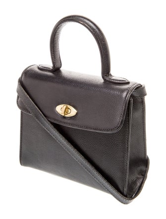 Coach Leather Top Handle Bag