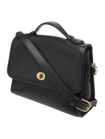 Coach Leather Top Handle Bag