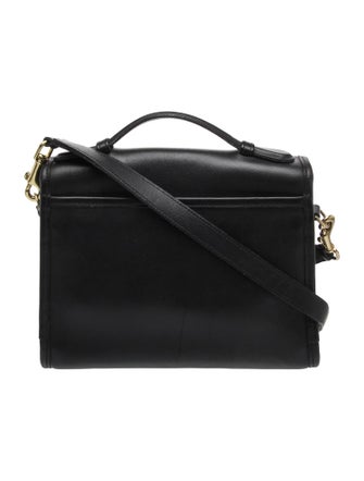 Coach Leather Top Handle Bag