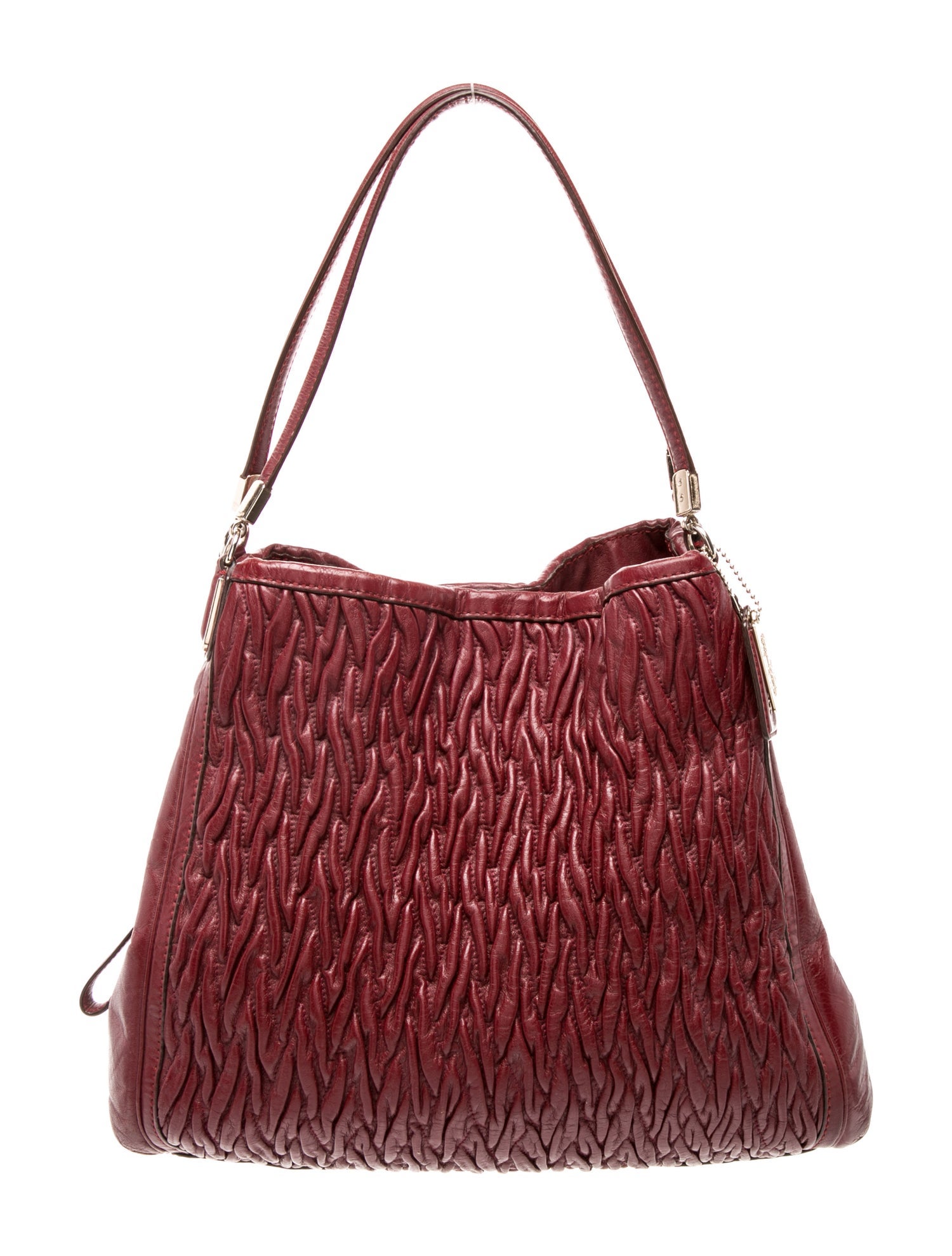 Coach Leather Top Handle Bag