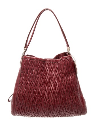 Coach Leather Top Handle Bag