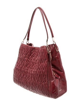 Coach Leather Top Handle Bag