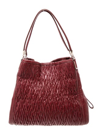 Coach Leather Top Handle Bag