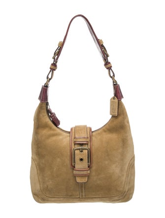 Coach Suede Top Handle Bag