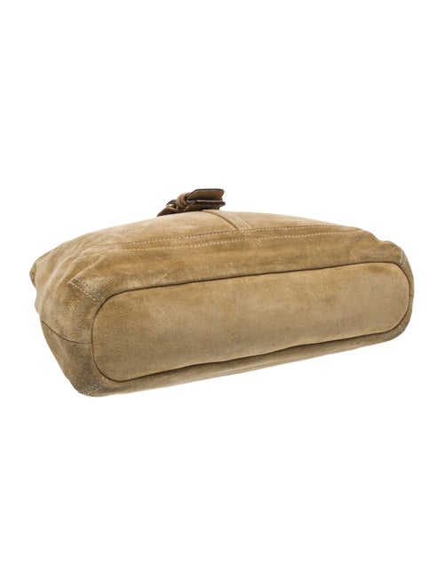 Coach Suede Top Handle Bag