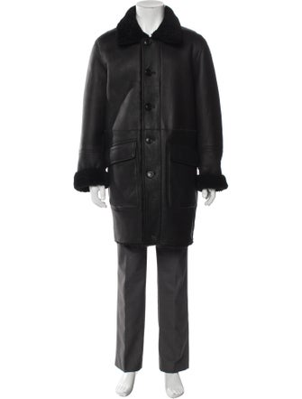 Coach Shearling Overcoat