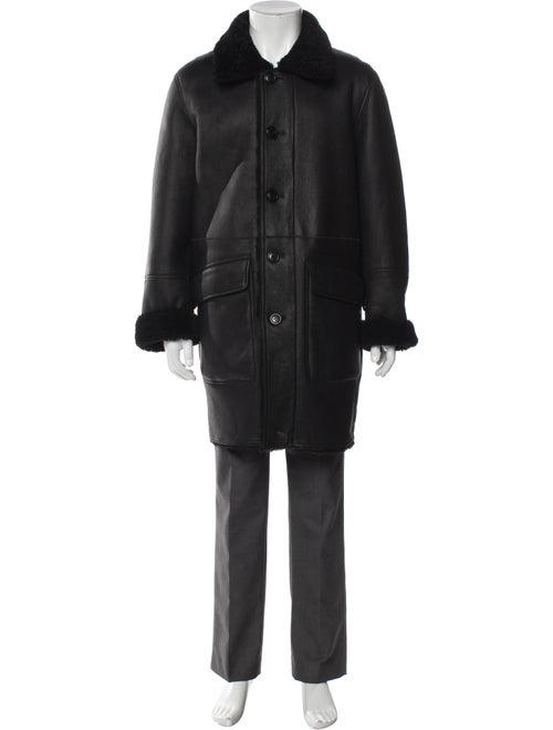 Coach Shearling Overcoat