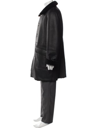 Coach Shearling Overcoat