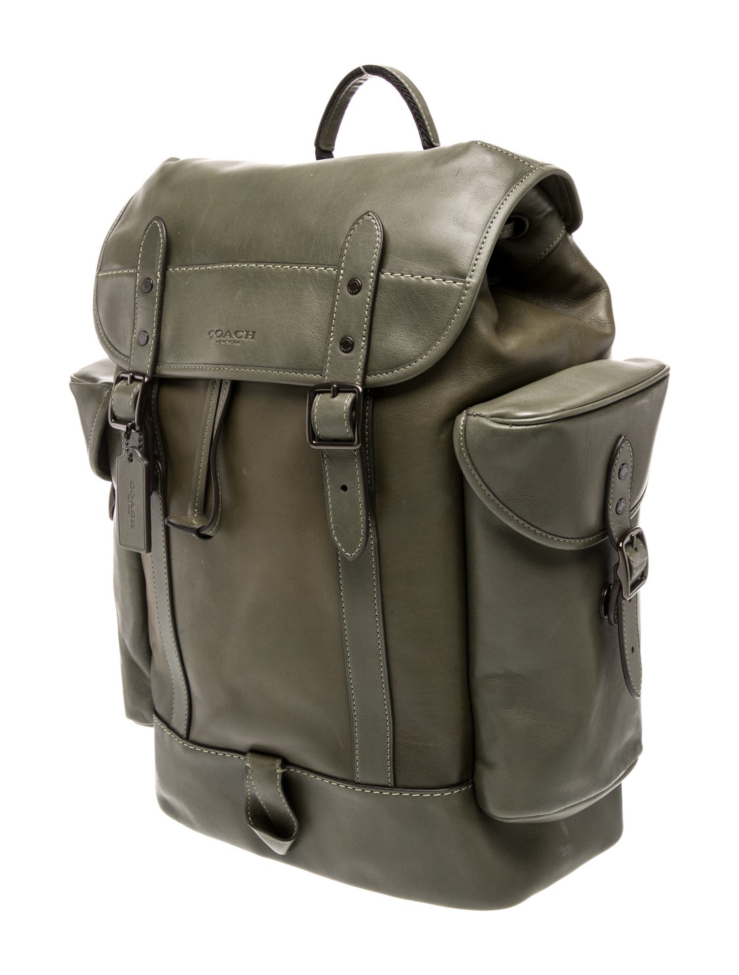 Coach Leather Backpack