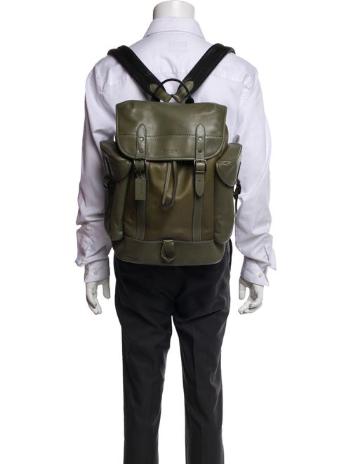 Coach Leather Backpack