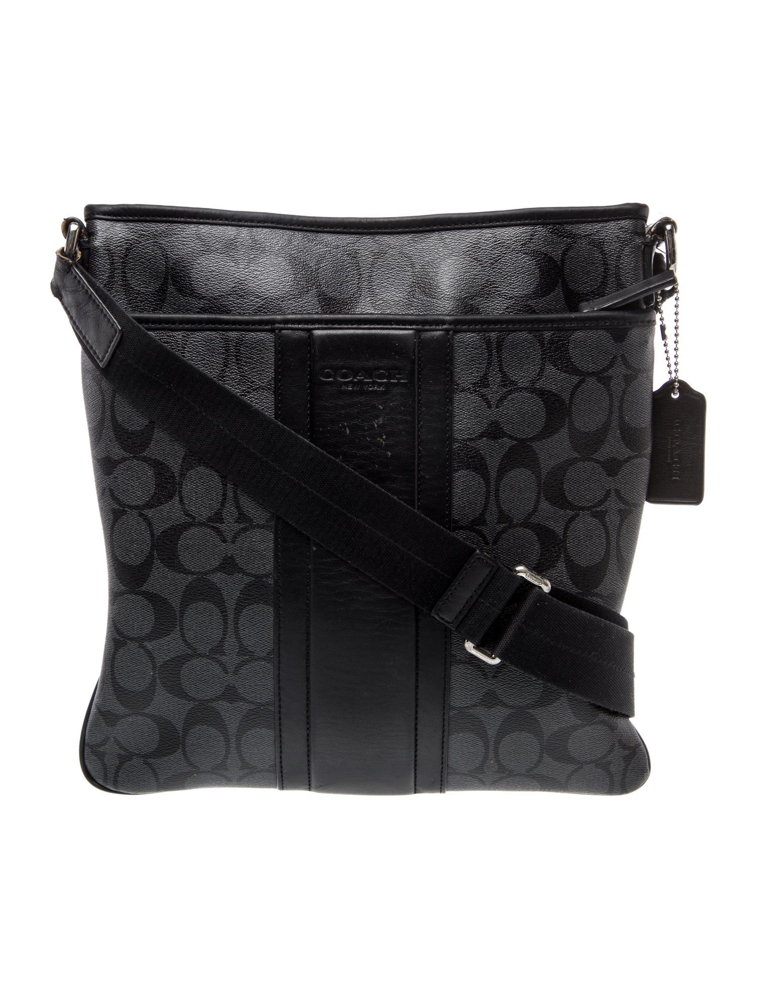 Coach Leather Messenger Bag