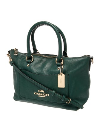 Coach Leather Top Handle Bag