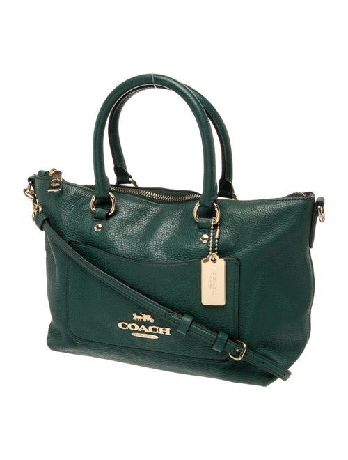 Coach Leather Top Handle Bag