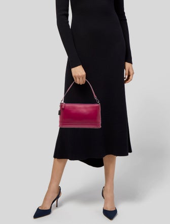 Coach Leather Top Handle Bag