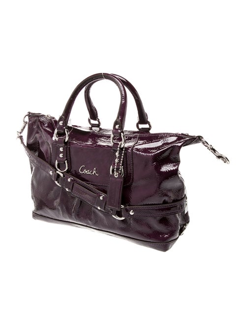 Coach Patent Leather Top Handle Bag
