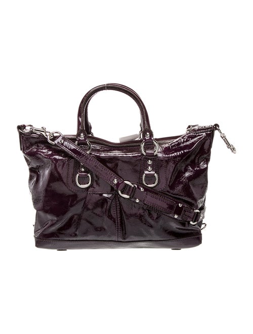 Coach Patent Leather Top Handle Bag