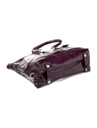 Coach Patent Leather Top Handle Bag