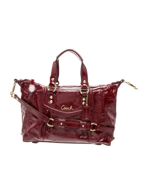 Coach Patent Leather Top Handle Bag