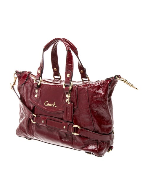 Coach Patent Leather Top Handle Bag