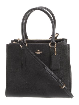 Coach Leather Top Handle Bag