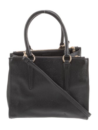 Coach Leather Top Handle Bag