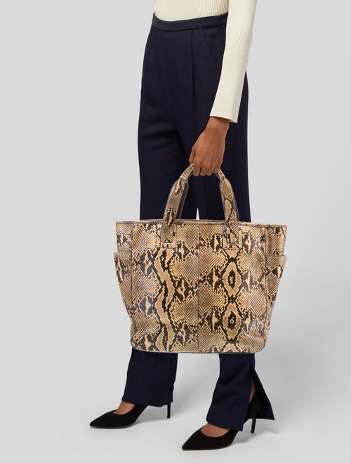 Coach Snakeskin Tote