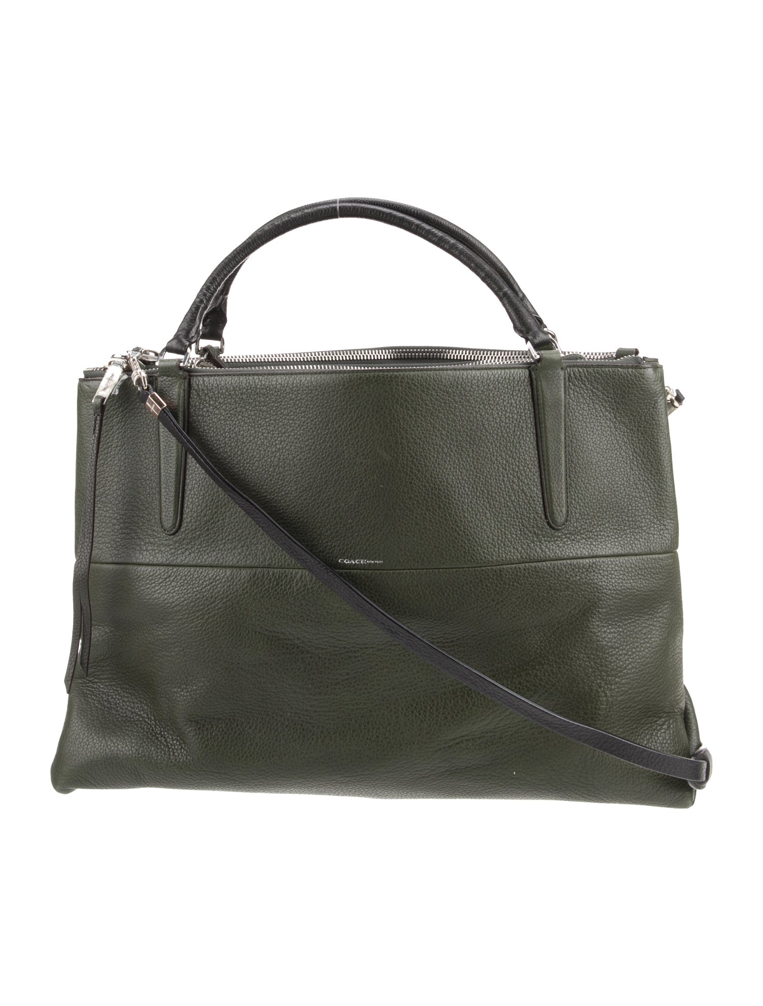 Coach Leather Messenger Bag