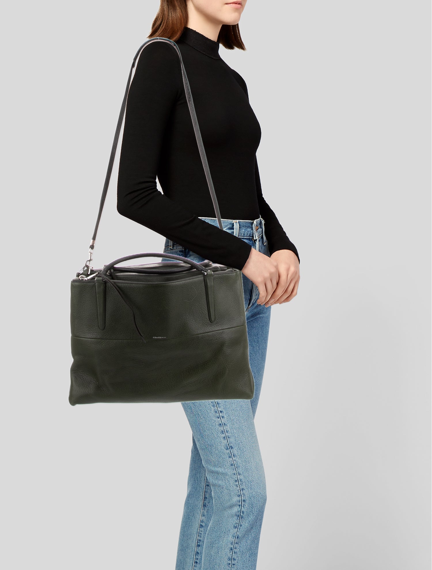 Coach Leather Messenger Bag