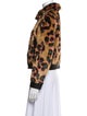 Coach Animal Print Faux Fur Jacket
