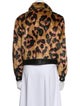 Coach Animal Print Faux Fur Jacket