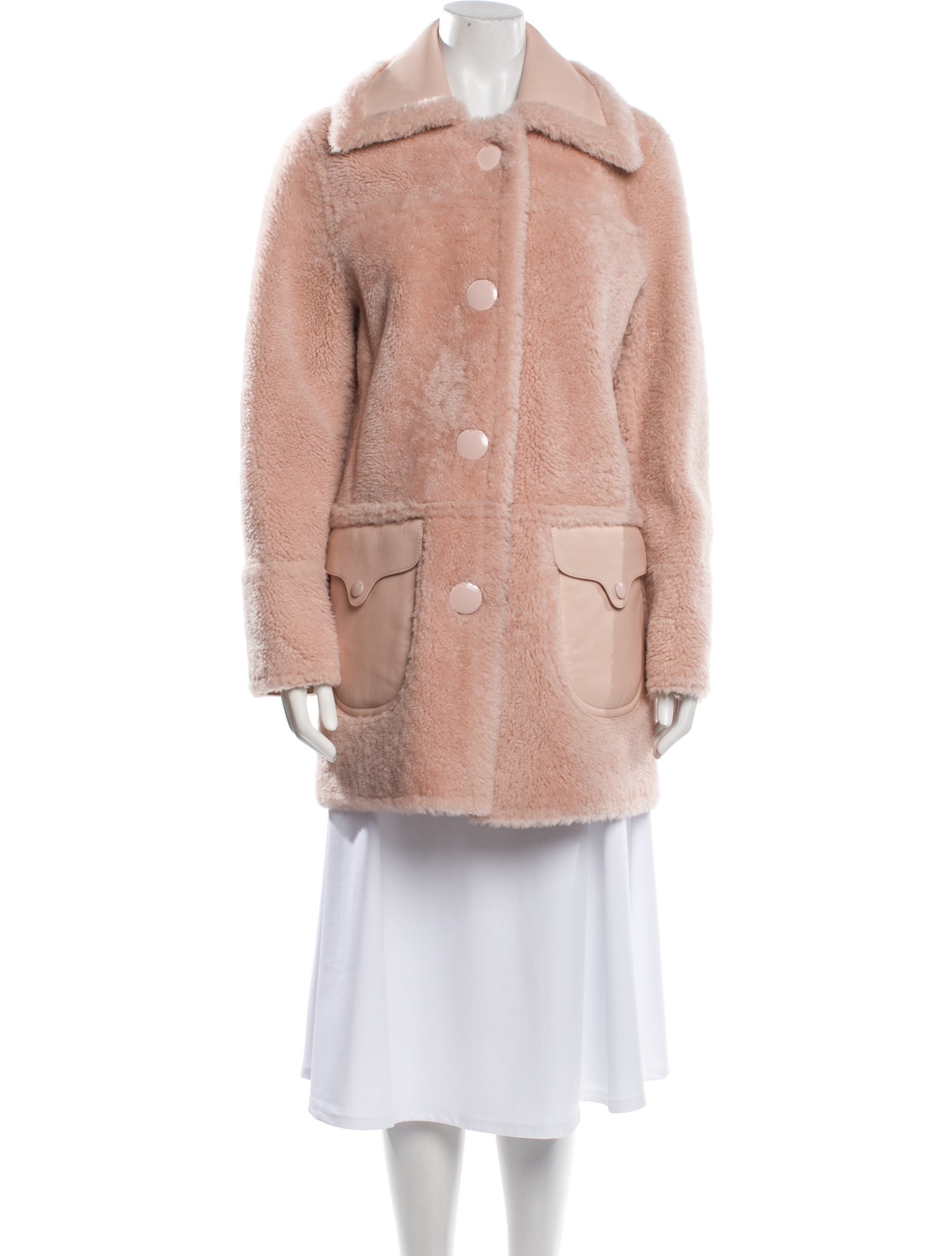 Coach Shearling Faux Fur Coat
