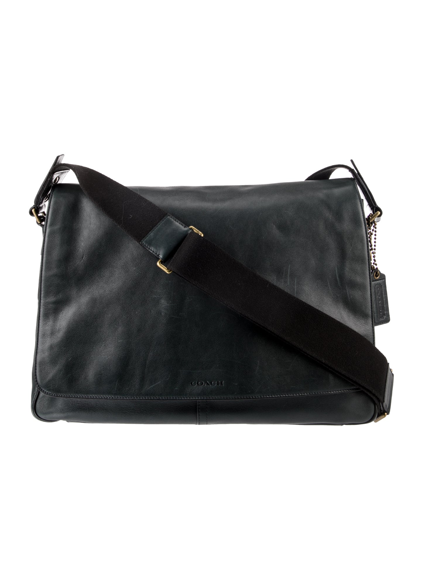 Coach Leather Messenger Bag