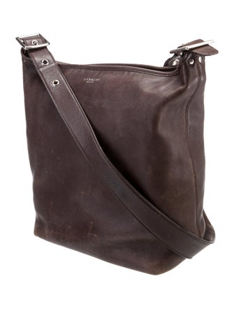 Coach Leather Messenger Bag