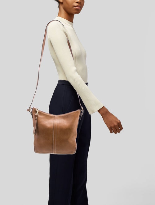 Coach Leather Messenger Bag