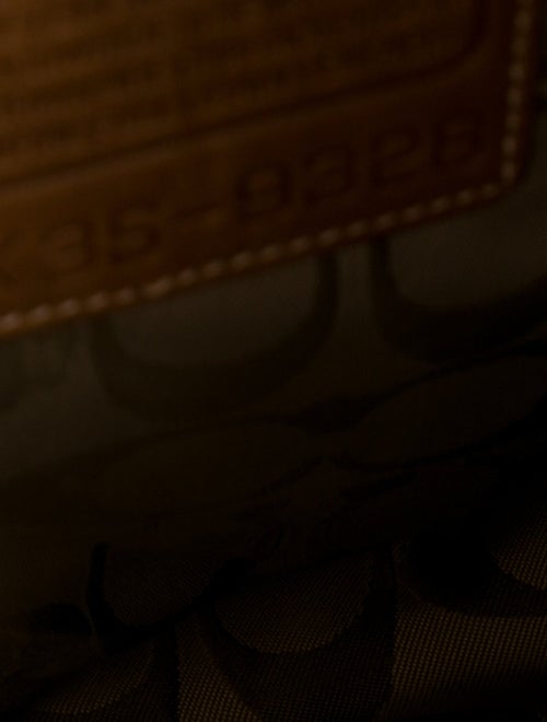 Coach Leather Messenger Bag