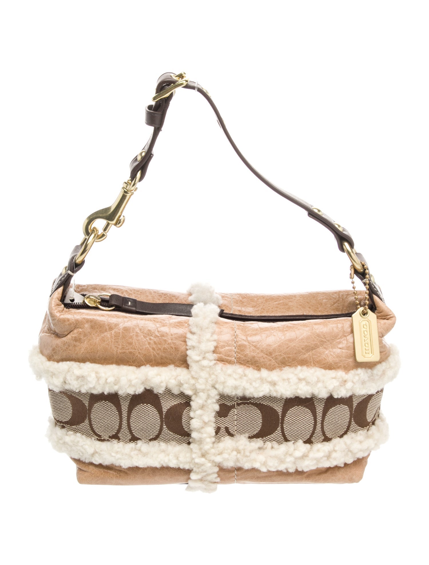 Coach Leather Shoulder Bag