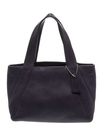 Coach Leather Top Handle Bag