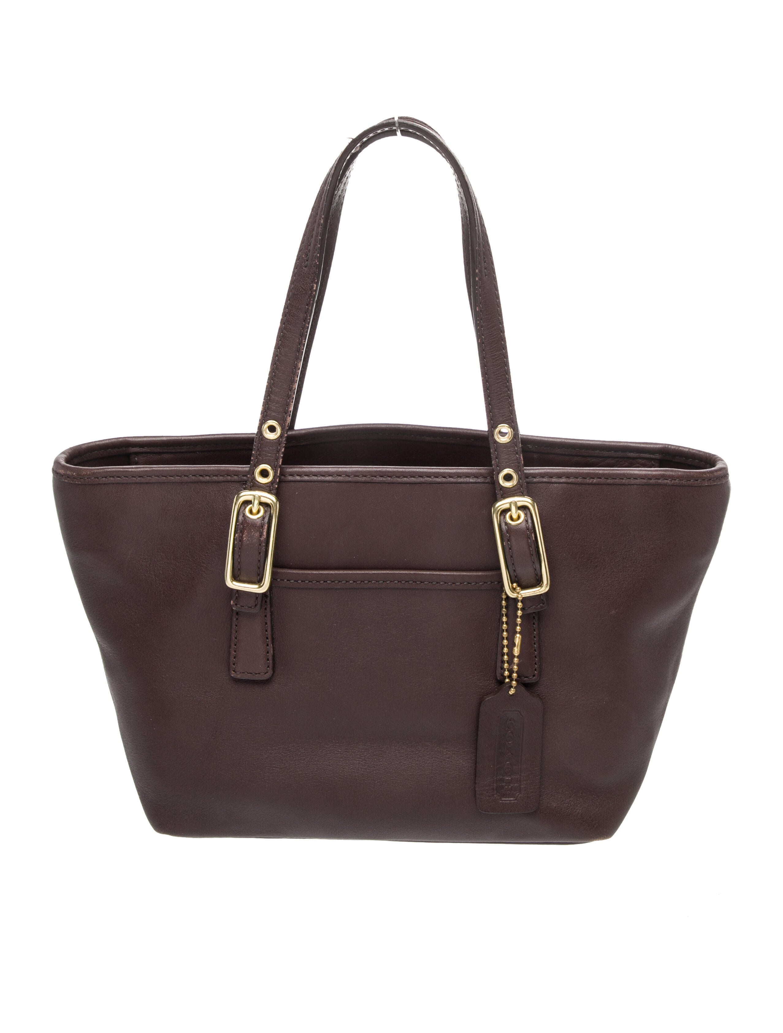 Coach Leather Top Handle Bag