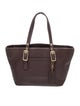 Coach Leather Top Handle Bag